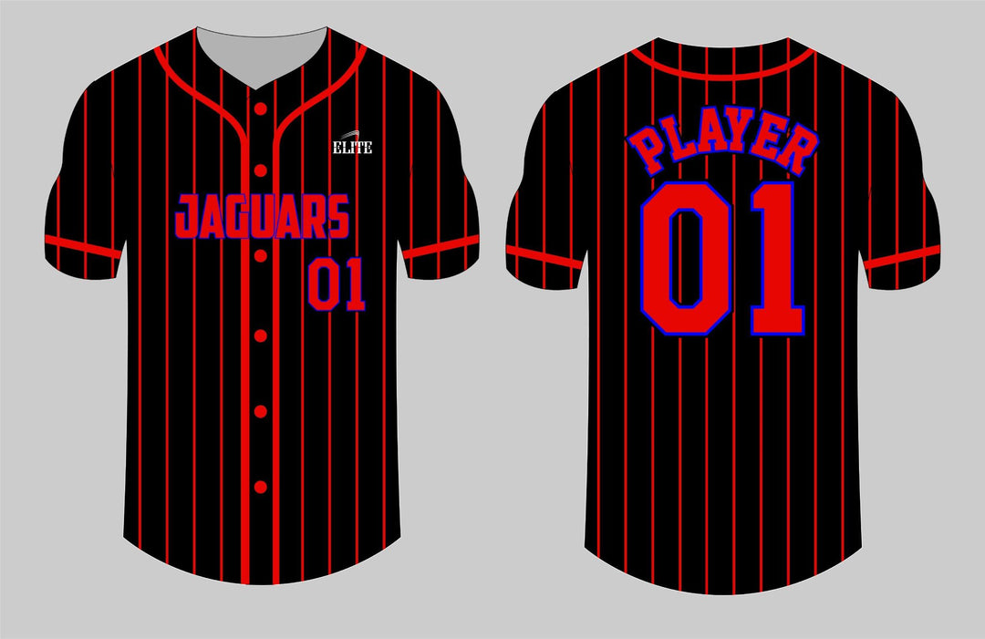 East Orange Jaguars Baseball Jersey - Black