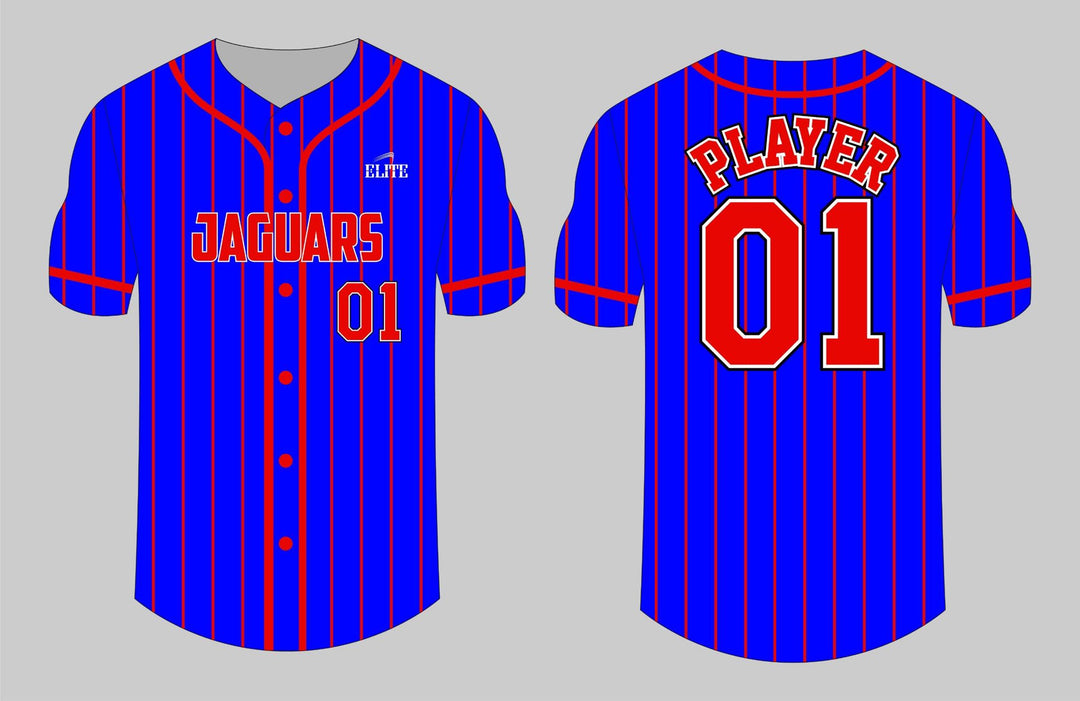 East Orange Jaguars Baseball Jersey - Blue