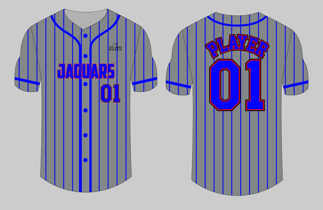 East Orange Jaguars Baseball Jersey - Grey
