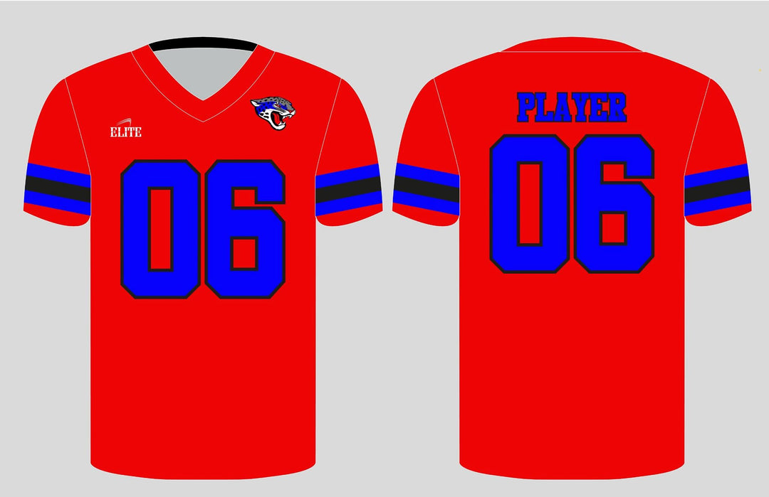 East Orange Jaguars Football Jersey - Red