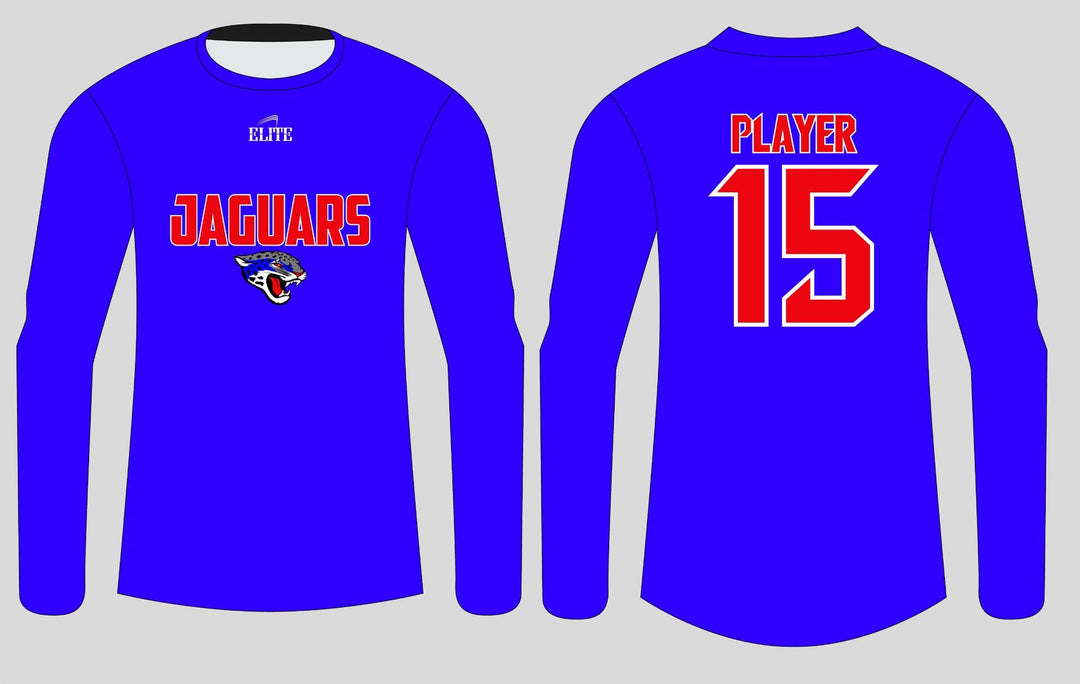East Orange Jaguars Long Sleeve Shirt - Blue