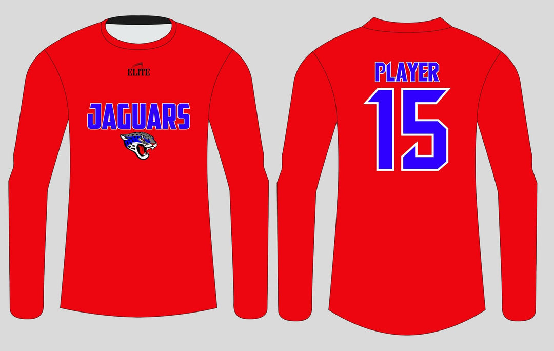 East Orange Jaguars Long Sleeve Shirt - Red