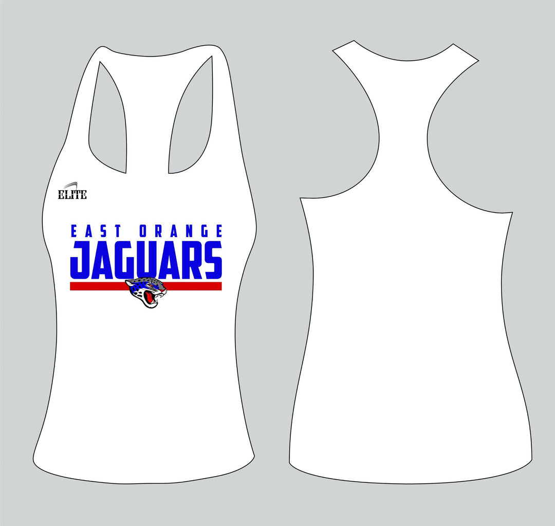 East Orange Jaguars Women's Racerback - White