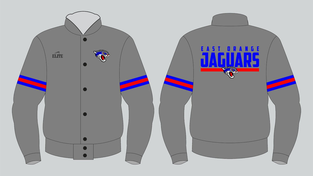 East Orange Jaguars Bomber Jacket - Grey