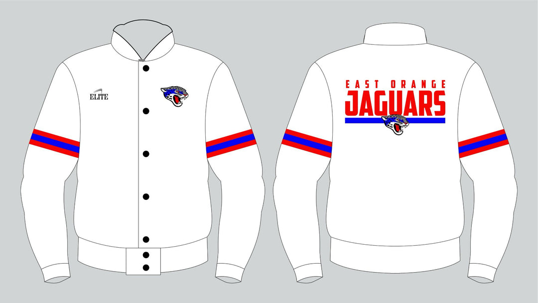 East Orange Jaguars Bomber Jacket - White