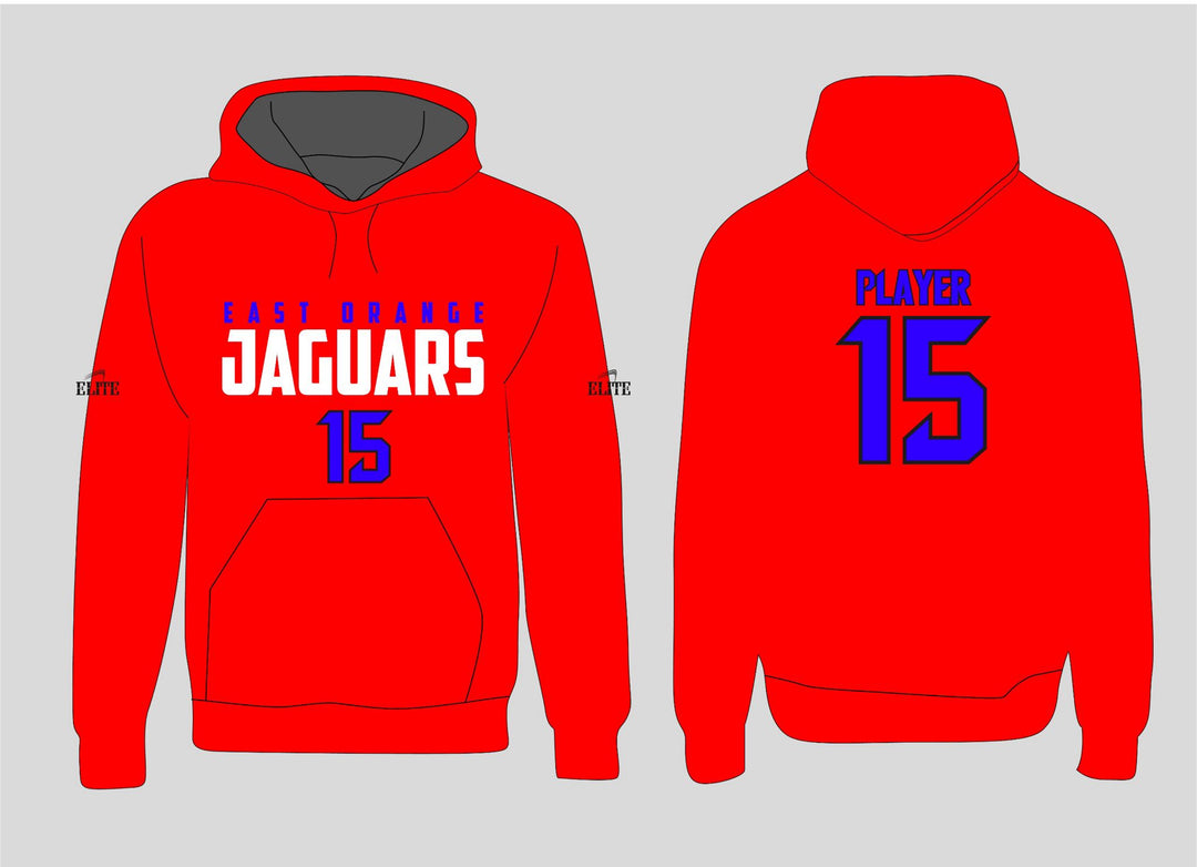 East Orange Jaguars Hoodie - Red
