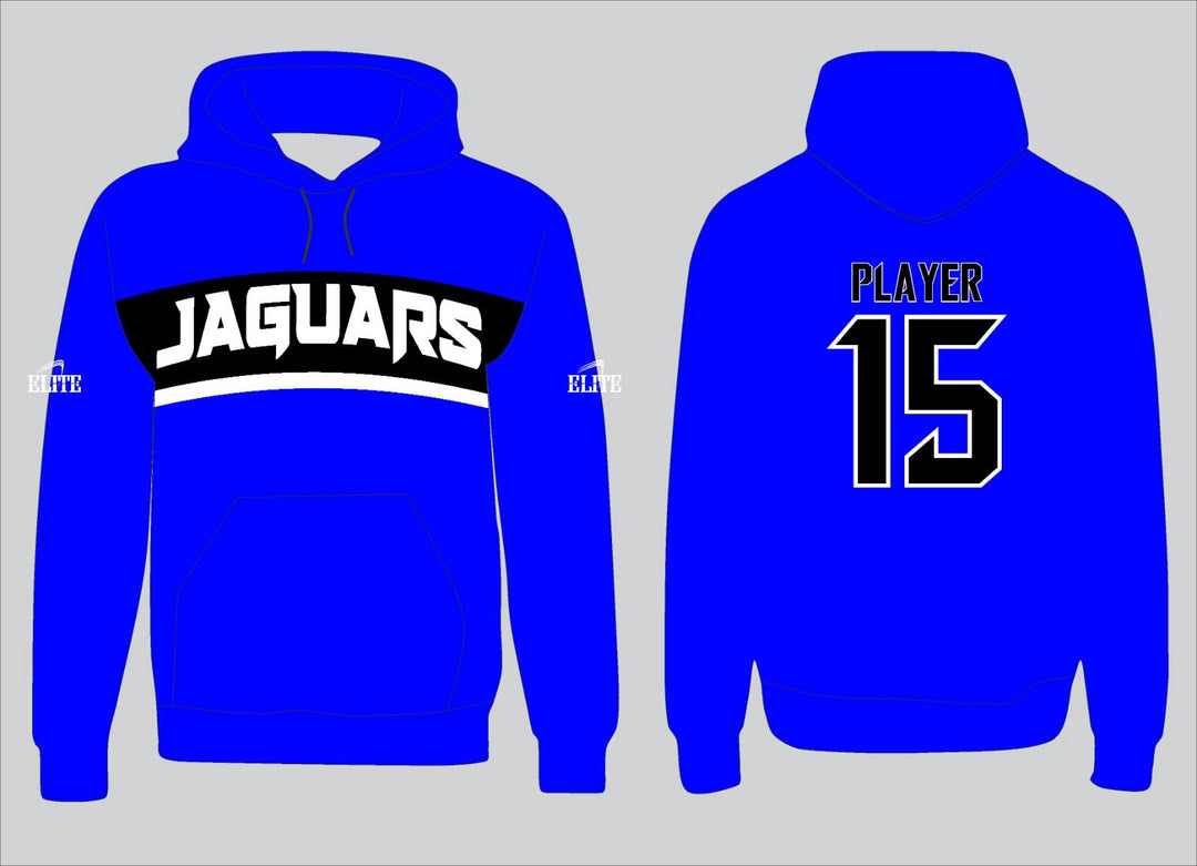 East Orange Jaguars Hoodie - Blue (White Logo)