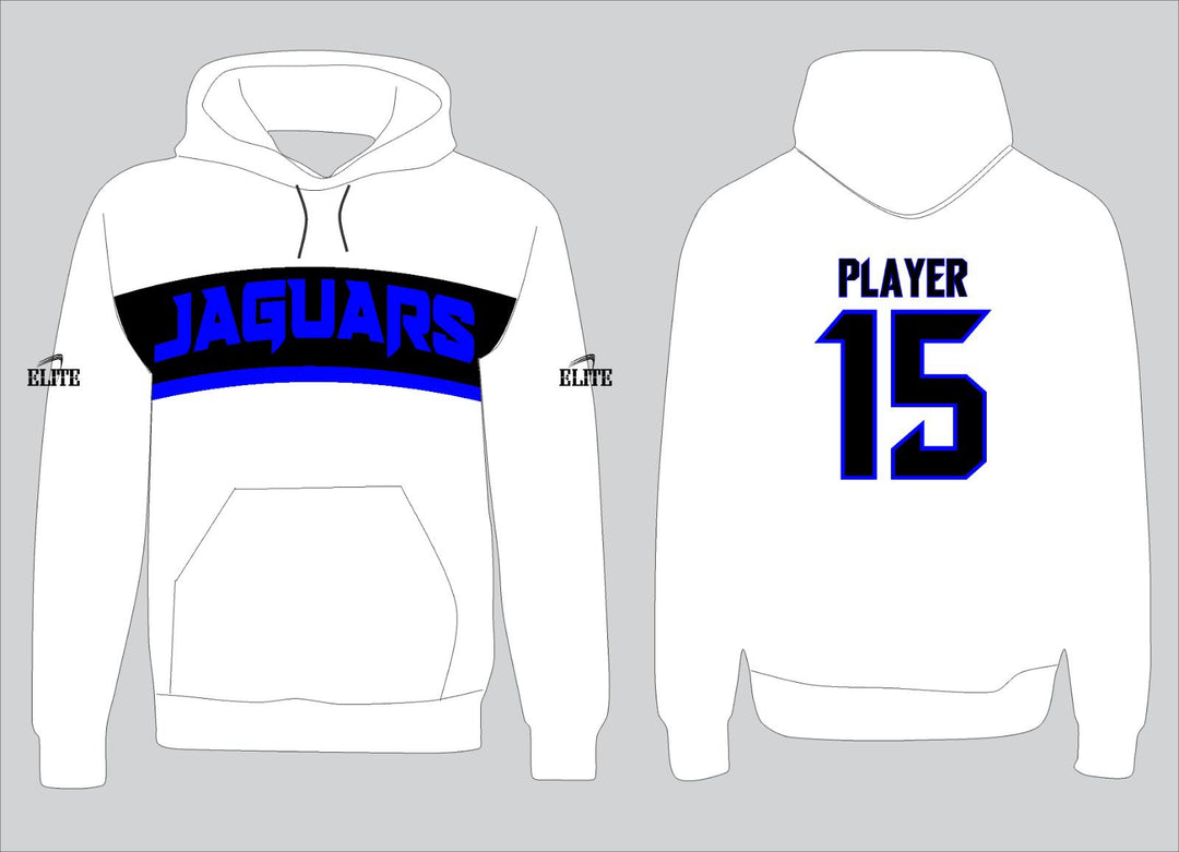 East Orange Jaguars Hoodie - White (Blue Logo)