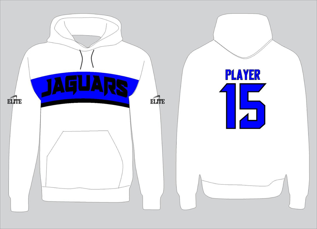 East Orange Jaguars Hoodie - White (Black Logo)
