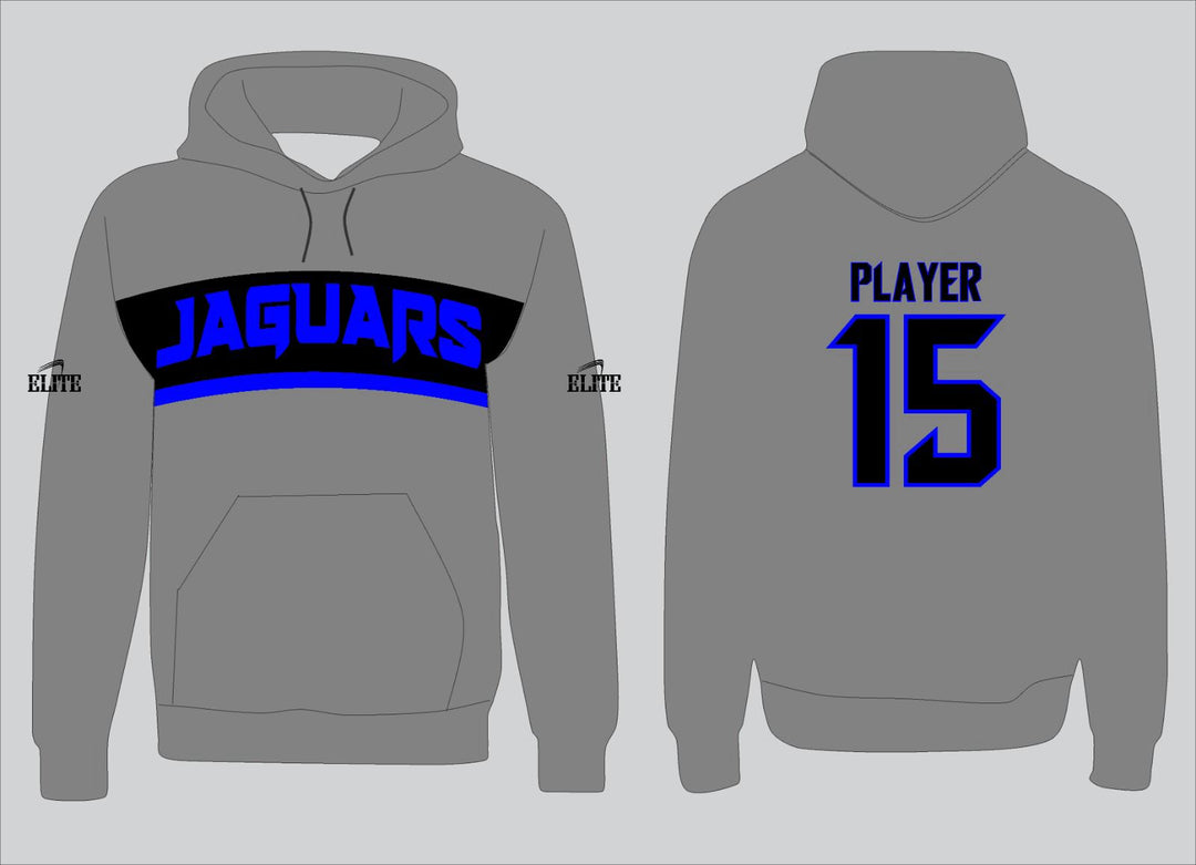 East Orange Jaguars Hoodie - Grey (Blue Logo)