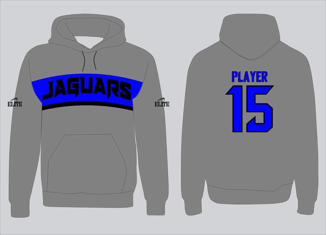 East Orange Jaguars Hoodie - Grey (Black Logo)