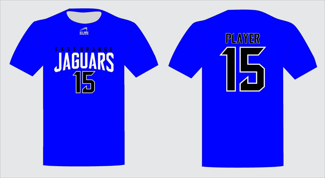 East Orange Jaguars Short Sleeve Shirt - Blue (White Logo)