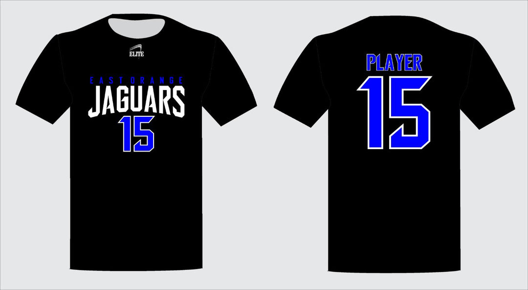 East Orange Jaguars Short Sleeve Shirt - Black (White Logo)