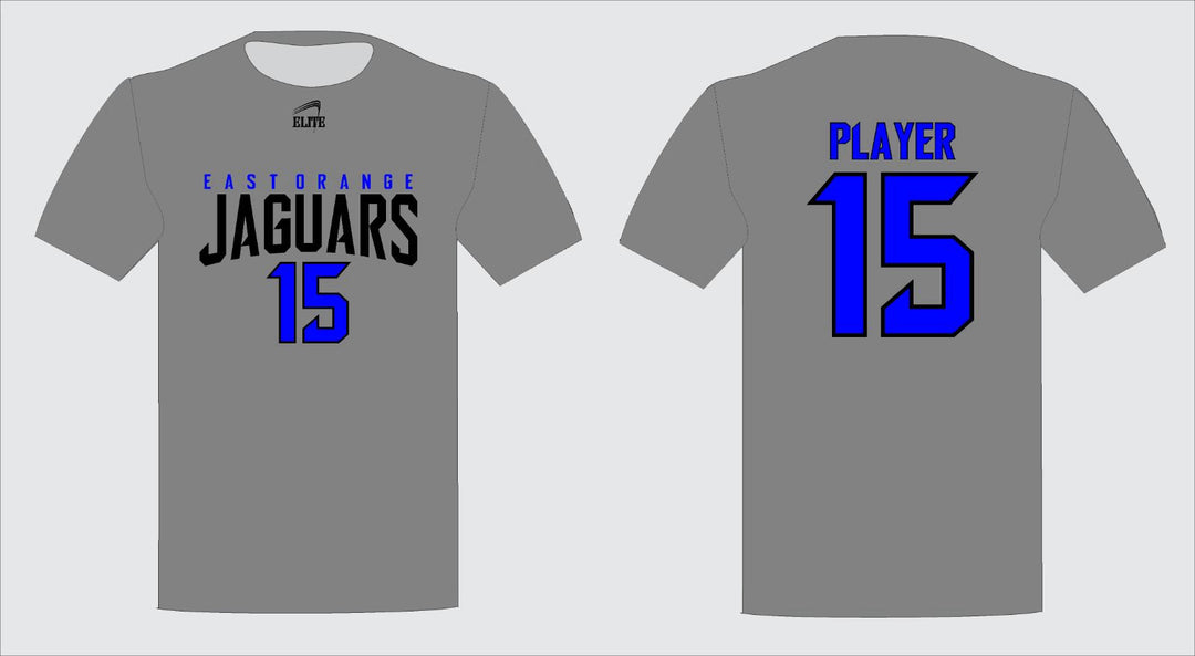 East Orange Jaguars Short Sleeve Shirt - Grey (Black Logo)