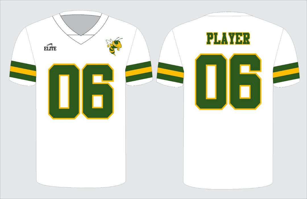 Rayville Fan Football Jersey - White