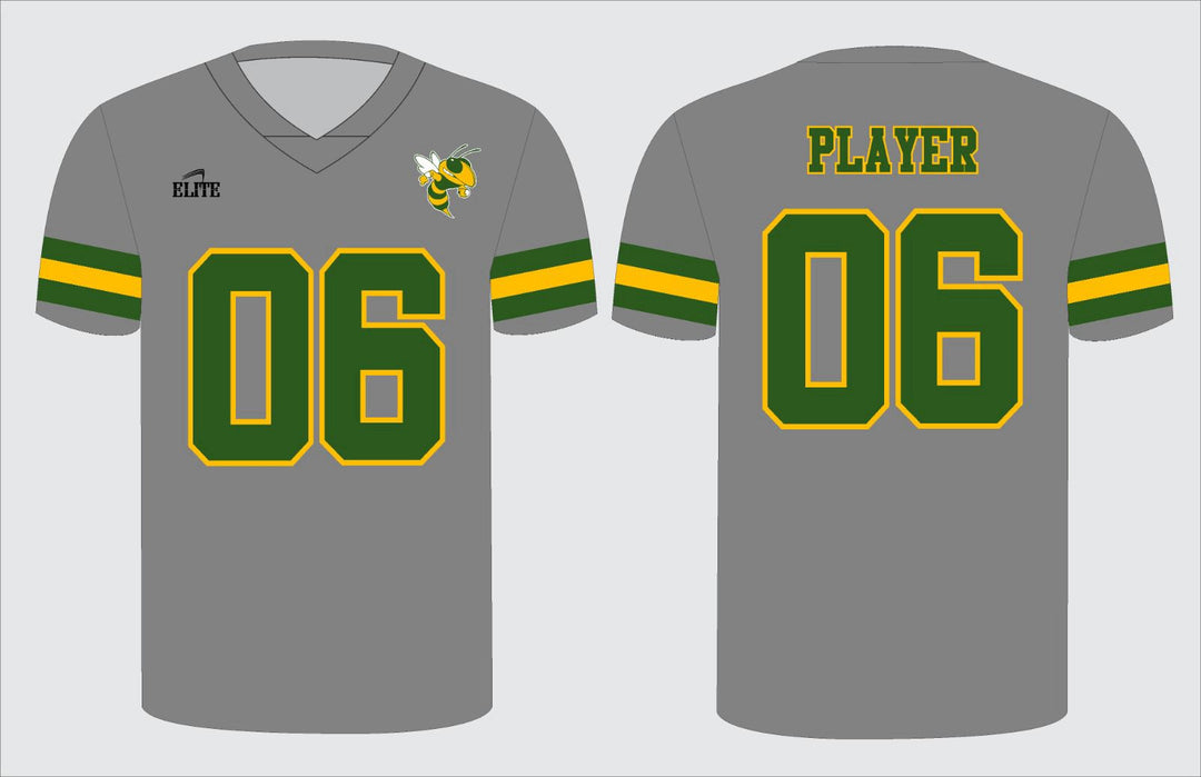 Rayville Fan Football Jersey - Grey