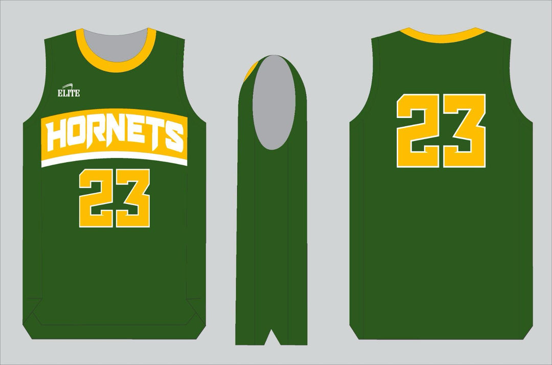 Rayville Hornets Basketball Jersey - Green