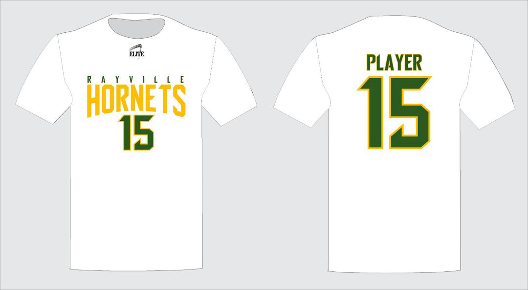 Rayville Hornets Short Sleeve Shirts - White
