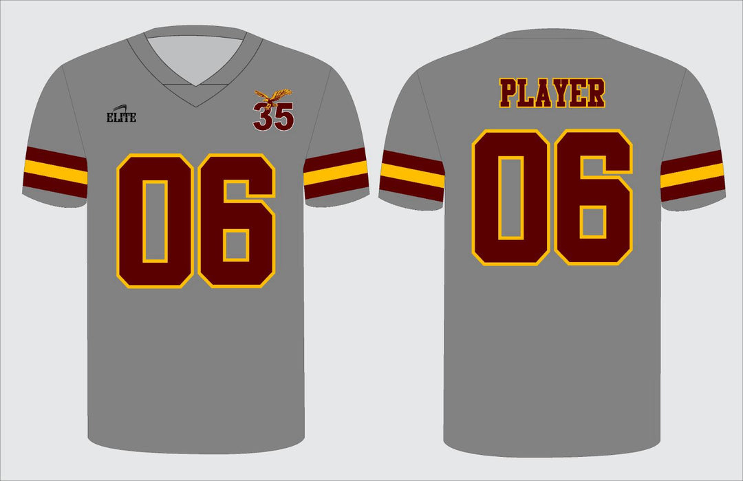 MCD35 Football Jersey - Grey
