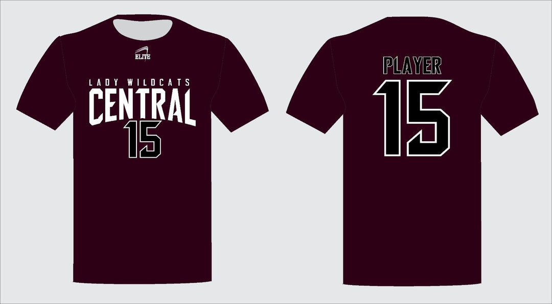 Central Short Sleeve Shirt - Maroon