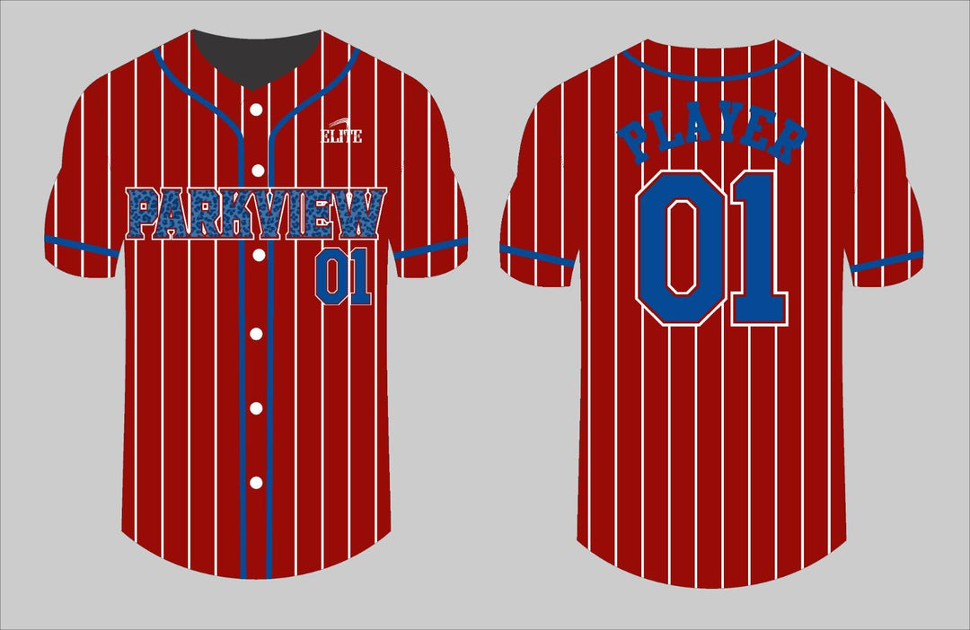 Eagle Parkview Baseball Jersey - Red