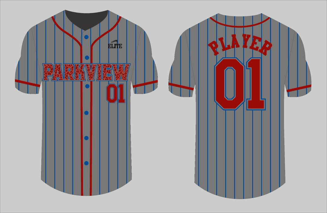 Eagle Parkview Baseball Jersey - Grey