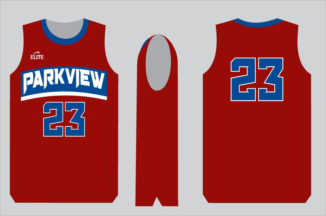Eagle Parkview Basketball Jersey - Red
