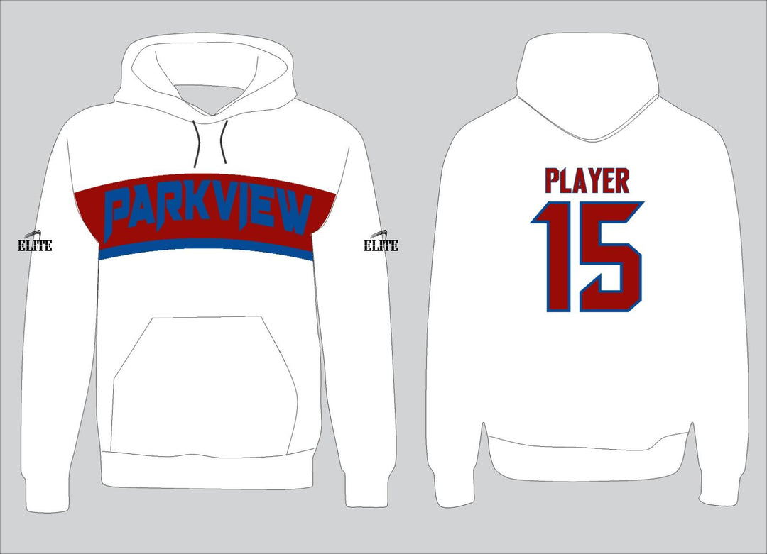 Eagle Parkview Hoodie - White (Blue Logo)