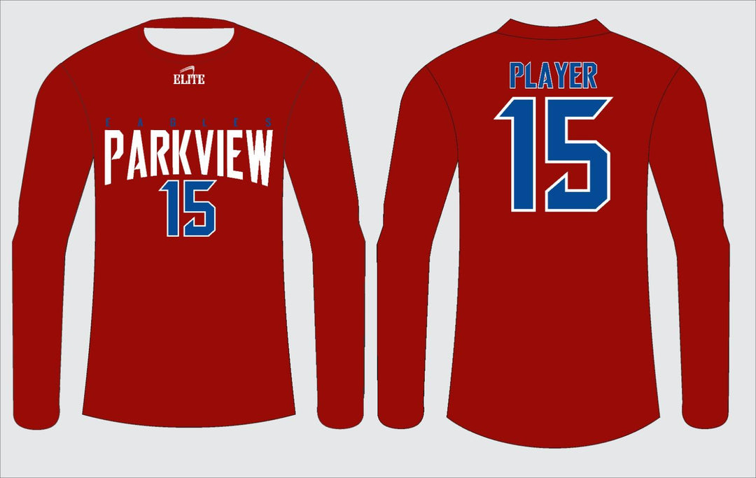 Eagle Parkview Long Sleeve Shirt - Red