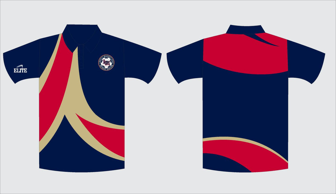 Liberty High Polo Shirt - Navy Blue Base