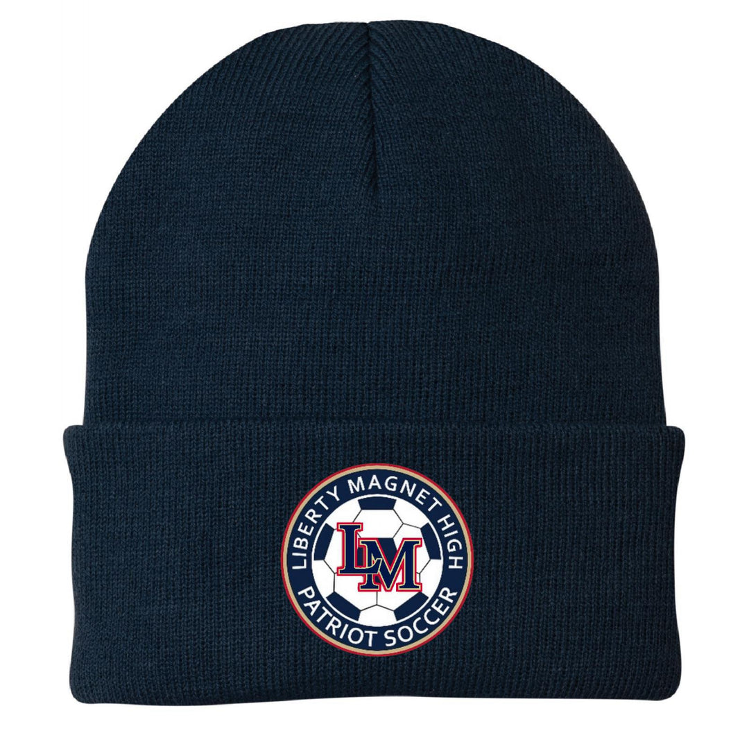 Liberty High Knit Beanie - Navy Blue