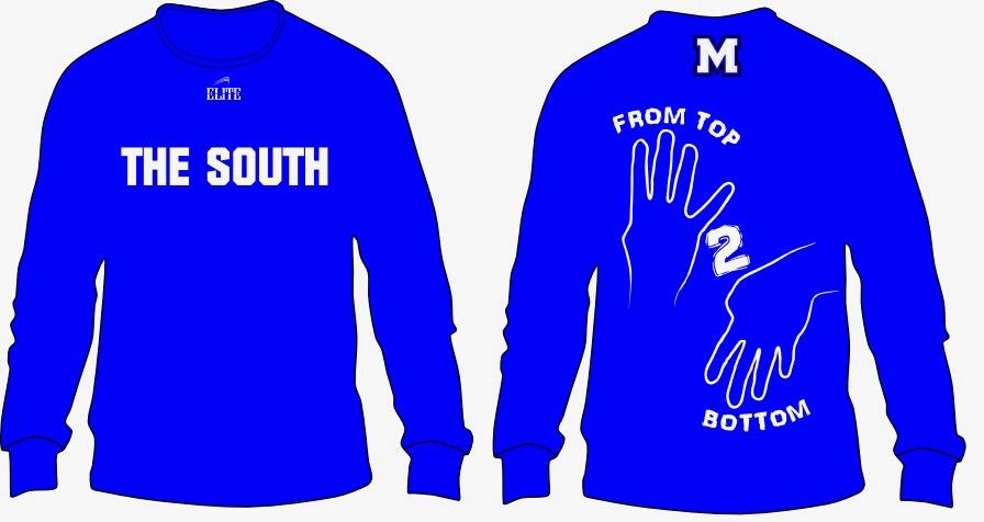 MCK THE SOUTH LONG SLEEVE SHIRT - Blue