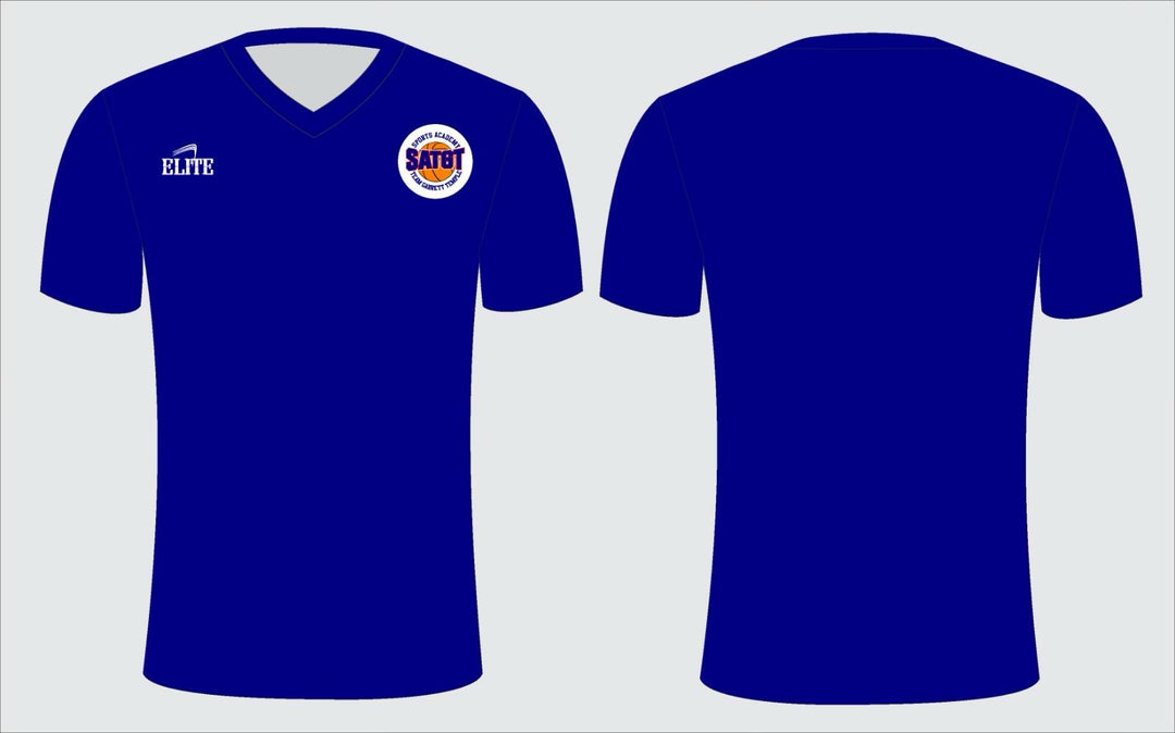 SATGT Short Sleeve Shirt - Blue (Narrow Neck)
