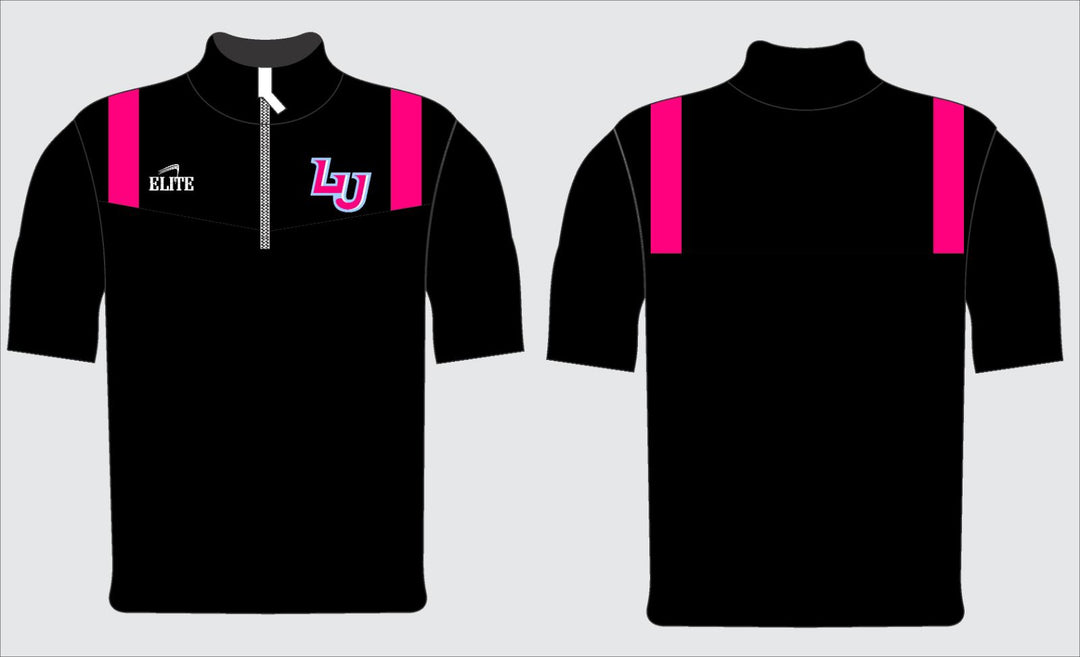 Louisiana United Coach Pullover - Black & Pink