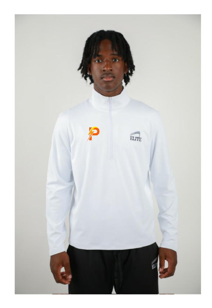 LA Power Full Sleeve Panel Pullover - White