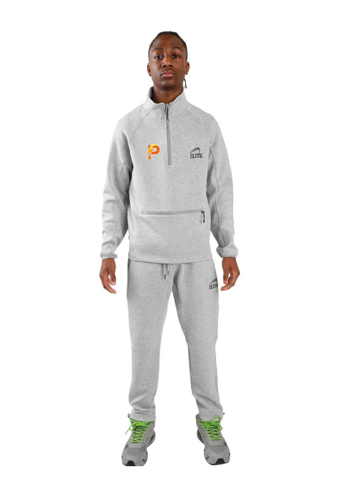 LA Power 1/2 Zip Pullover Set - Grey