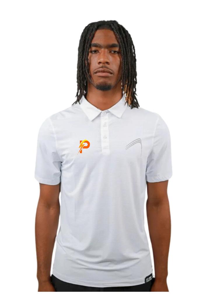 LA Power Performance Polo - White