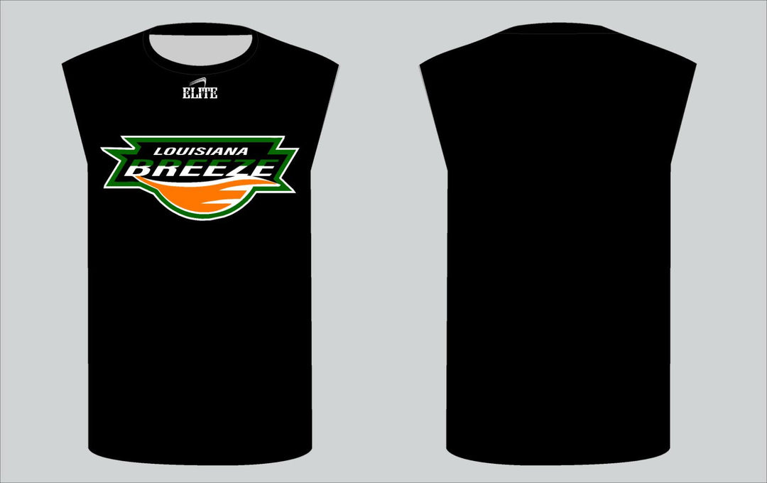 LA BREEZE Sleeveless Compression Shirt - Black