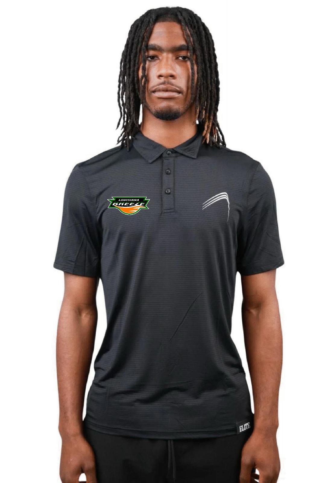 LA BREEZE Performance Polo - Black
