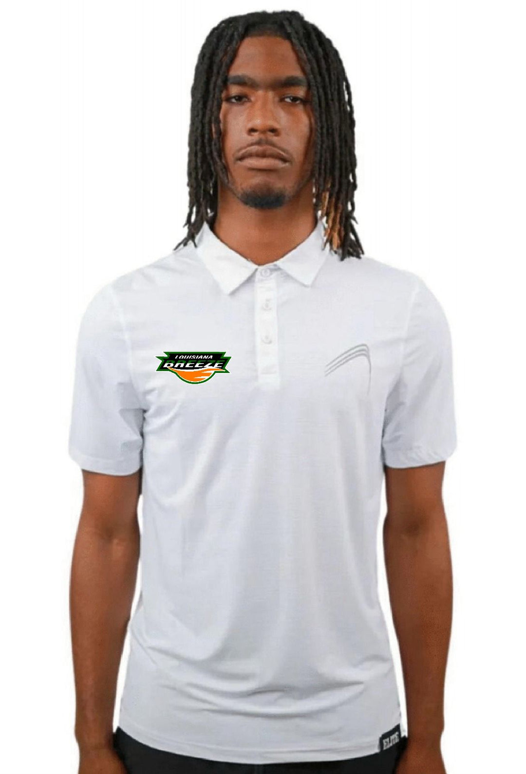 LA BREEZE Performance Polo - White