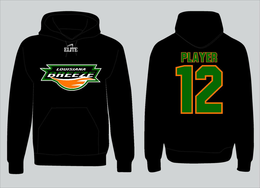 LA BREEZE Hoodie - Black & Green