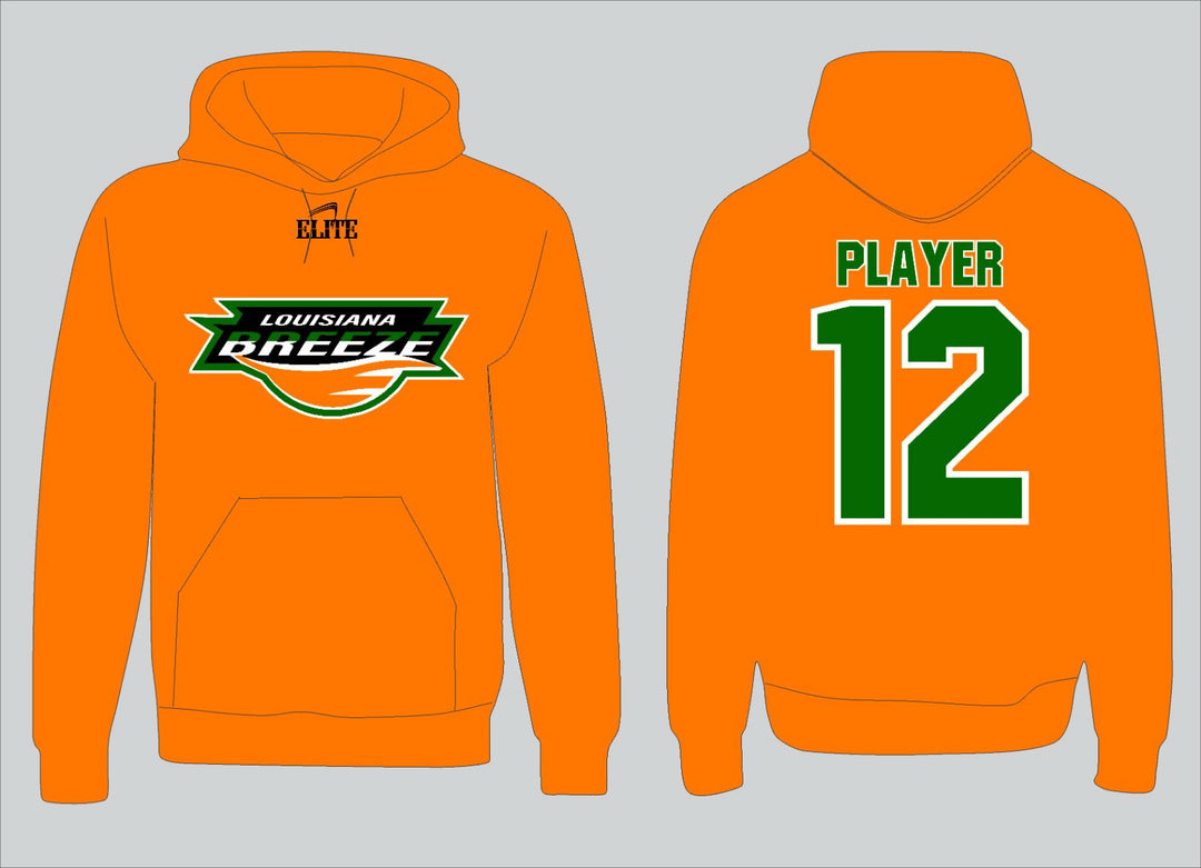 LA BREEZE Hoodie - Orange & Green