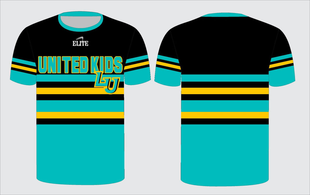 Louisiana United T-Shirt - Aqua & Black