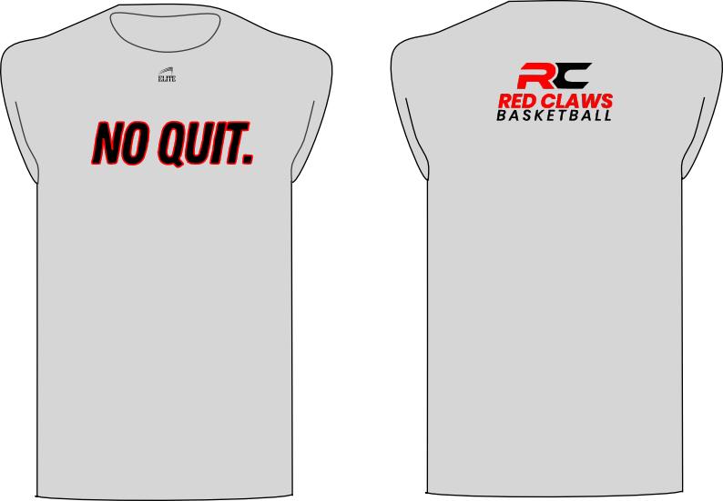 Red Claws Sleeveless Shirt - Grey
