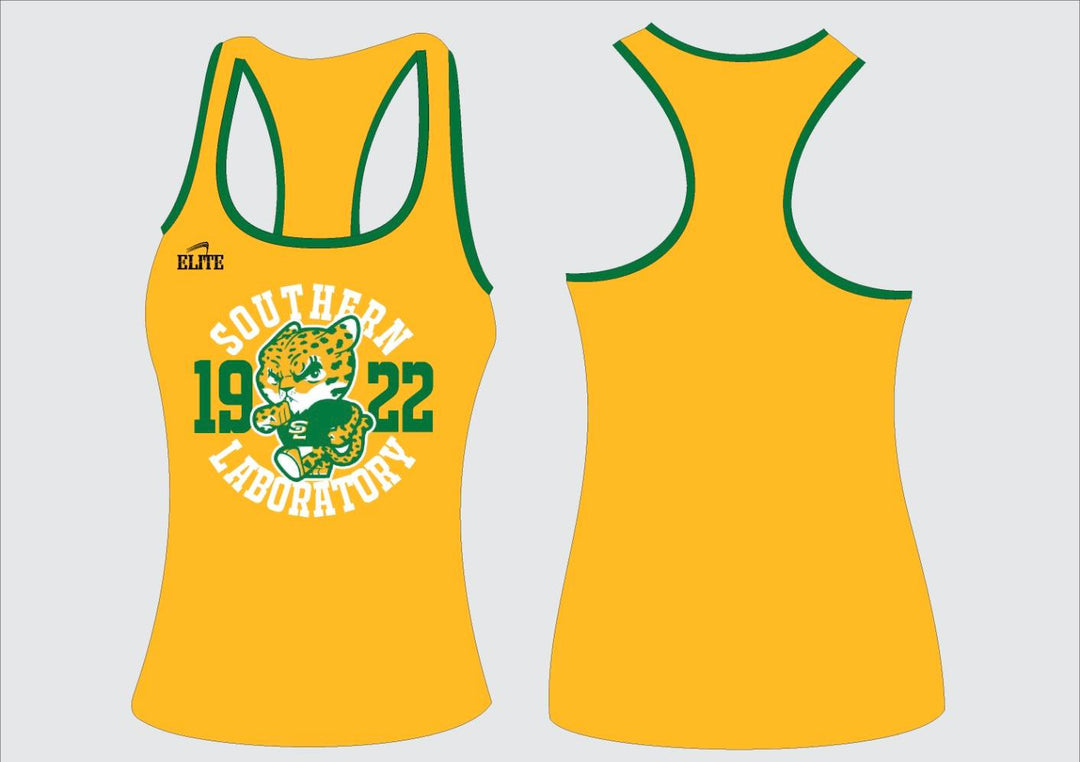 Southern Lab Kittens Racer Tank - Yellow