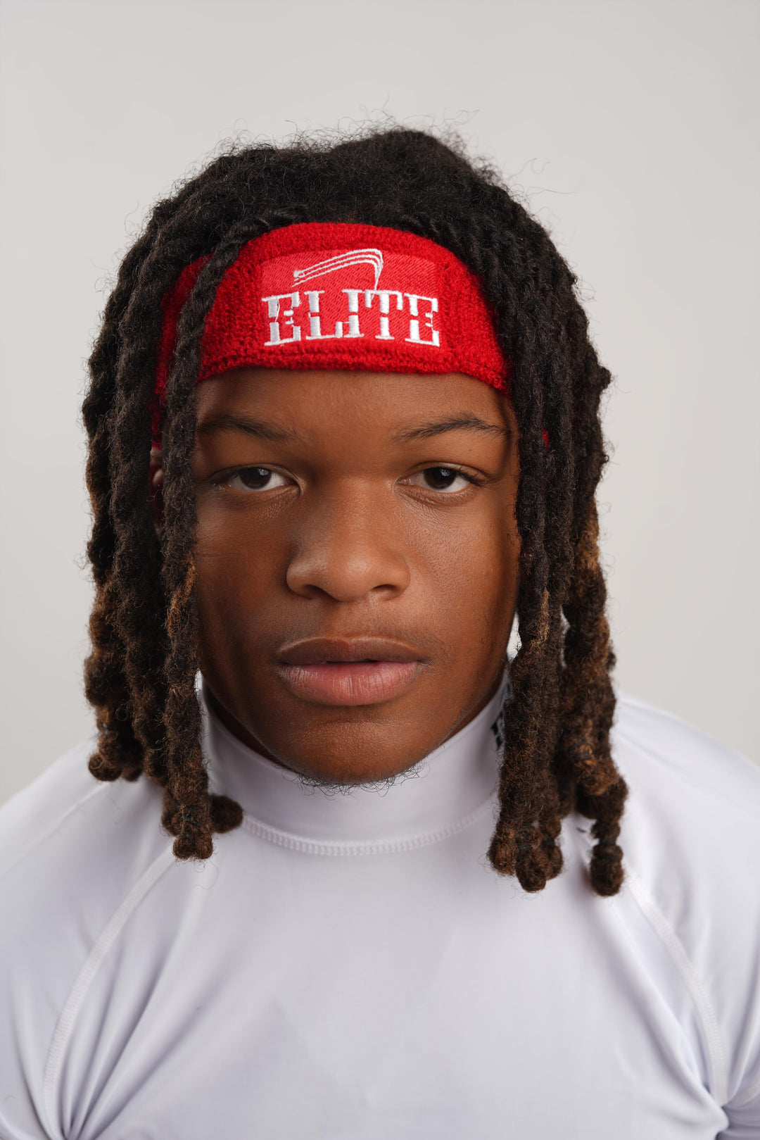 Elite Classic Headband - Red/White Logo