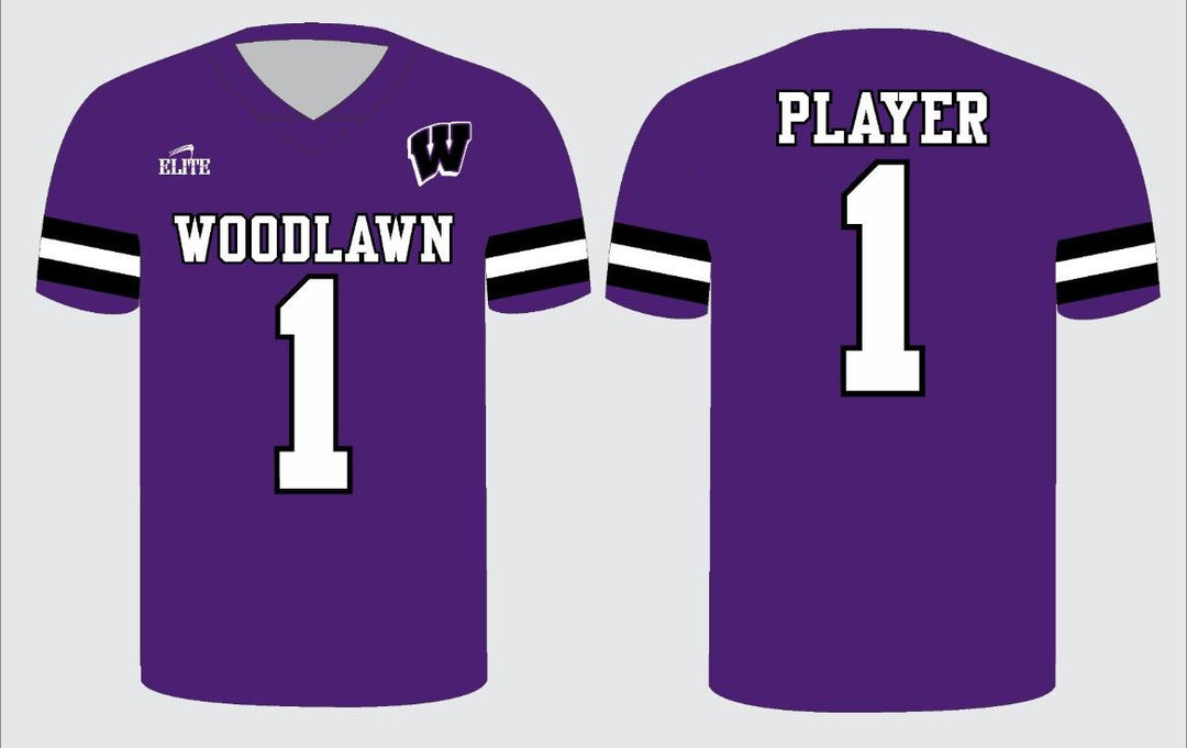 Woodlawn Football Jersey - Purple