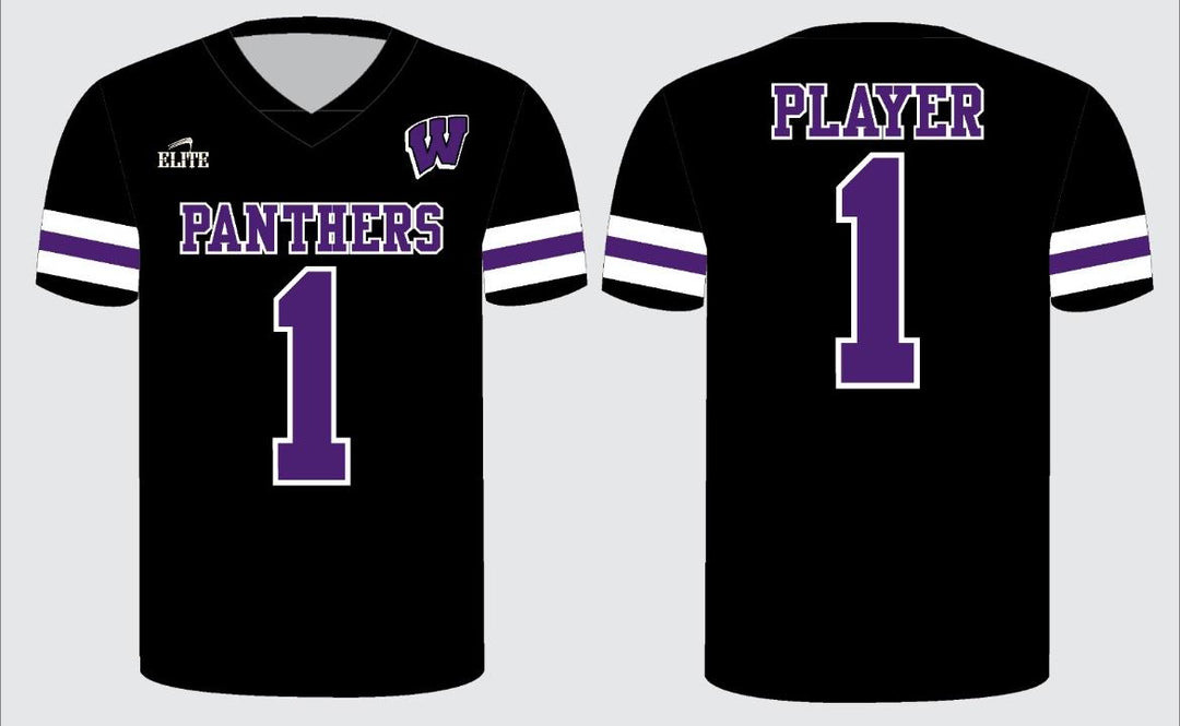 Panthers Football Jersey - black
