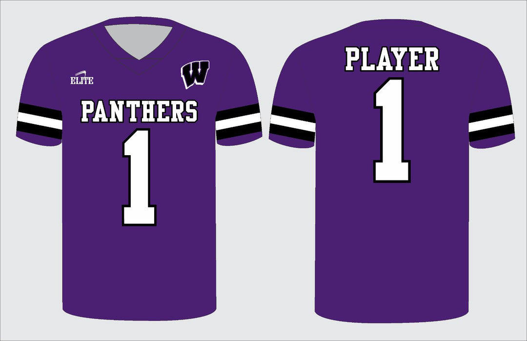 Panthers Football Jersey - Purple