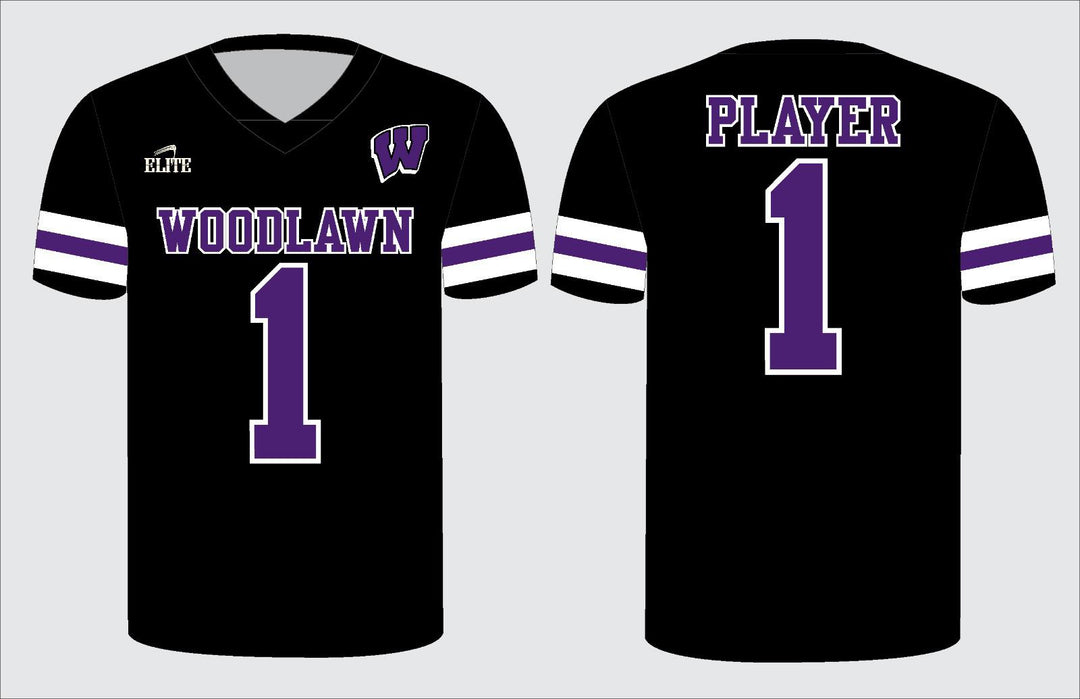 Woodlawn Football Jersey - Black